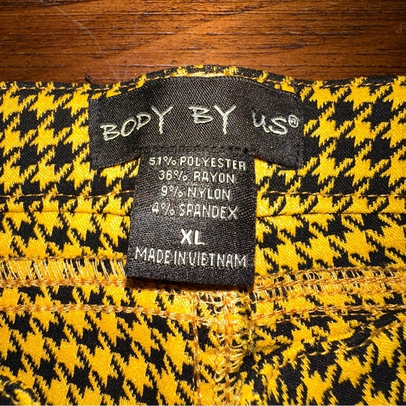 Women’s Body by US yellow & black houndstooth print size‎ XL - Picture 8 of 14